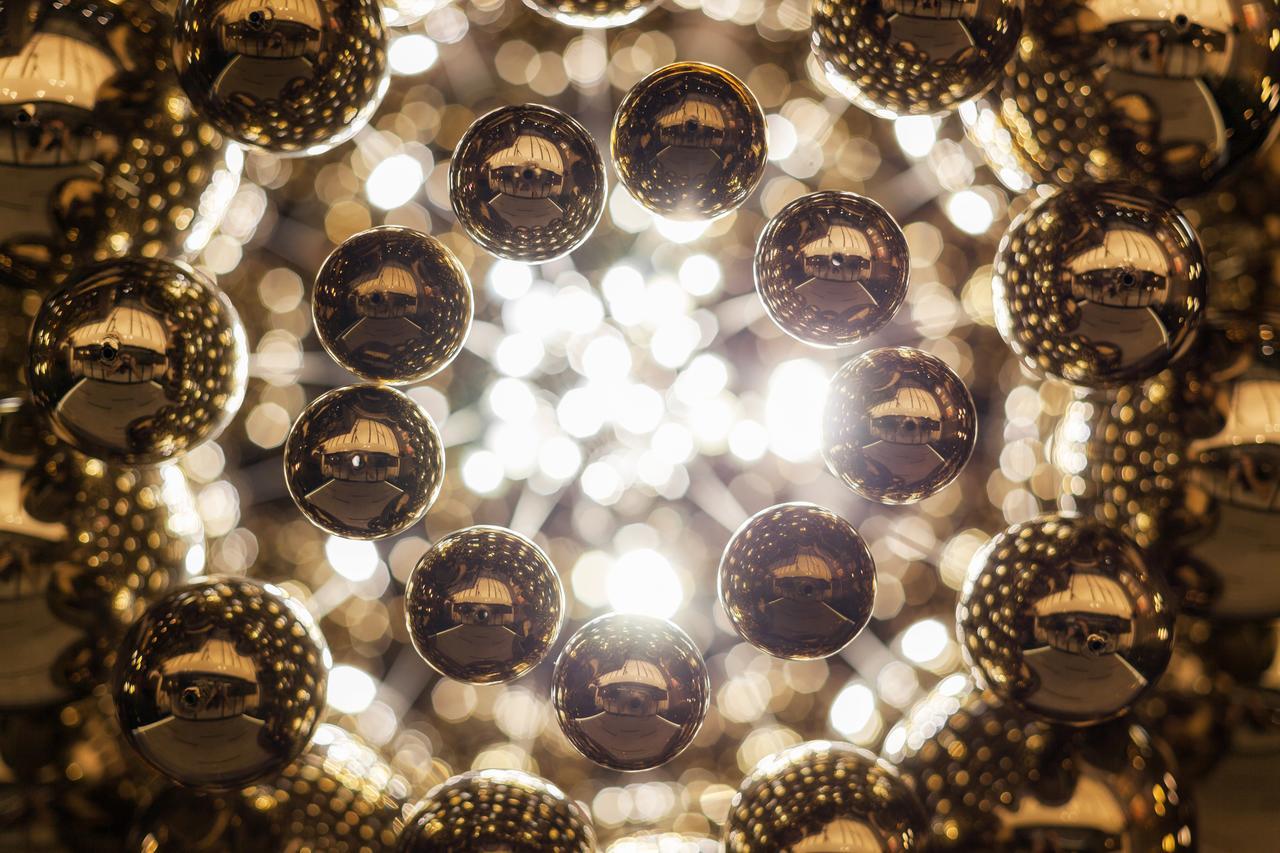 Hotel Platinia Cluj-Napoca Ngoại thất bức ảnh A close-up of a mirror ball